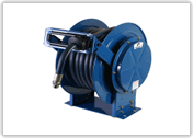 twin pedestal hose reel